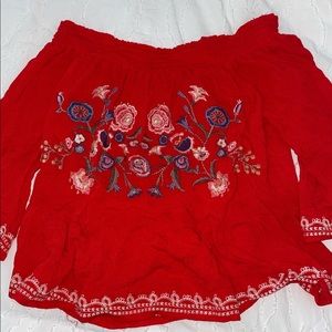 off the shoulder top